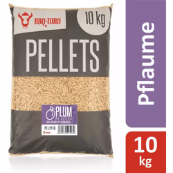 BBQ-Toro Plum Pellets composer de 100 % bois de prunier | 10 kg Faites griller vos aliments d´une nouvelle façon et savourez  ...