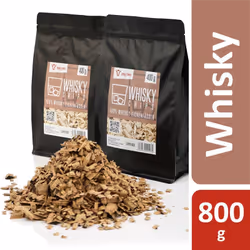 BBQ-Toro Whisky Chips pour fumeurs (800 g) | copeaux de grill pour grill à gaz, fumeur, BBQ Un MUST pour chaque fumeur ! Les ...