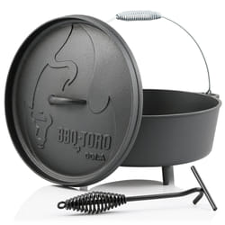 BBQ-Toro DO12A cocotte en céramique 10,7 L Noir