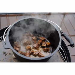 BBQ-Toro DO12A cocotte en céramique 10,7 L Noir