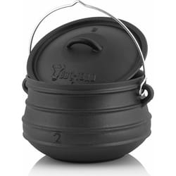 Bbq-toro - Potjie 2 6 litres Chaudron de sorcière en fonte Pot de cuisson