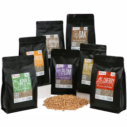 BBQ-Toro Pellets Set composé à 100% de bois | Choix de 7 types à 1 kg Grillez vos aliments d´une nouvelle manière et savourez ...