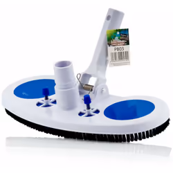 Zelsius Brosse de piscine avec valves de pression | rectangulaire | Nettoyeur de fond de piscine pour tuyau Ø 32 / 38 mm La b ...