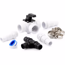 Zelsius Pool Bypass Set 12 pièces | Vanne universelle à 3 voies pour pompe à chaleur chauffage de piscine chauffage solaire L ...