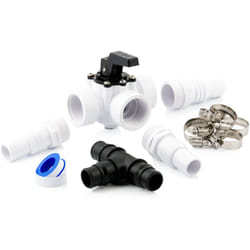 Zelsius - Pool Bypass Set 12 pièces Vanne universelle à 3 voies pour pompe à chaleur chauffage de piscine chauffage solaire