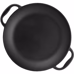 BBQ-Toro poêle à paella traditionnelle pour 6 personnes | Ø 36 cm | Poêle à griller en fonte avec poignées | pre-seasoned - d ...