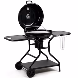 BBQ-Toro Barbecue sphérique Ø 57 cm | Surface de cuisson Ø 54,5 cm | BBQ Barbecue sphérique au charbon de bois Le barbecue ro ...