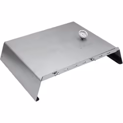 BBQ-Toro Support à pizza réglable en acier inoxydable avec thermomètre | 48,5 - 79 x 42 x 12,3 cm | Pizza Cover Avec cet acce ...