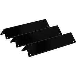 BBQ-Toro set de répartiteurs de flamme émaillés en porcelaine (3 pièces) 38,8 x 8,7 cm Rails d'arôme pour barbecue à gaz