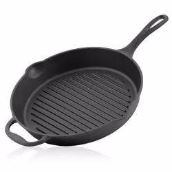 BBQ-Toro Poêle à frire en fonte | Ø 34 cm | Poêle à braiser Poêle à griller Poêle à servir La poêle à frire en fonte convient ...