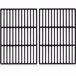 BBQ-Toro Grille de cuisson en fonte (2 pièces) | 41,5 x 55 cm | Grille de cuisson en fonte, preseasoned On mange avec les yeu ...