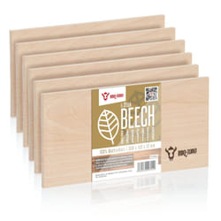 Bbq-toro - Planche à fumer 100 % bois de hêtre (6 pièces) 30 x 15 x 1 cm Griller