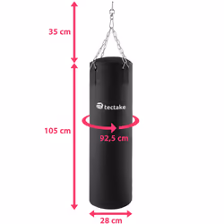 TecTake 402699 sac de boxe et pad Noir - Vue supplémentaire 4