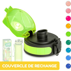 Klarstein - Schmatzfatz Bouchon de Remplacement pour Gourde Sport, Couvercle d'Ouverture pour Bouteille d'Eau, Gourdes Adulte, Homme, Femme et