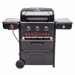 Barbecue gaz et charbon CHAR-BROIL Gas2Coal 330 Édition Spéciale avec plancha