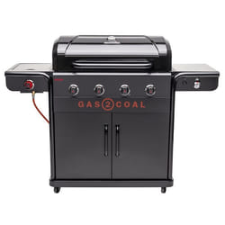 Barbecue gaz et charbon CHAR-BROIL Gas2Coal 440 Édition Spéciale avec Plancha
