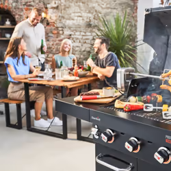 Char-Broil Professional CORE B 3 Grill Chariot Gaz Noir, Acier inoxydable 11540 W - Vue supplémentaire 6