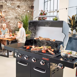 Char-Broil Professional CORE B 4 Grill Chariot Gaz Noir, Acier inoxydable 13180 W - Vue supplémentaire 6