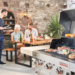Char-Broil Professional PRO S 3 Grill Chariot Gaz Noir, Acier inoxydable 10570 W - Vue supplémentaire 5