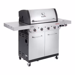 Char-Broil Professional PRO S 4 Grill Chariot Gaz Noir, Acier inoxydable 12900 W