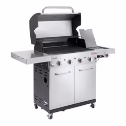 Char-Broil Professional PRO S 4 Grill Chariot Gaz Noir, Acier inoxydable 12900 W