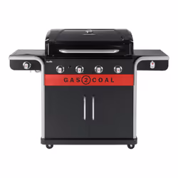 Char-Broil Gas2Coal 2.0 4B, Grill, Charbon + gaz naturel, 15200 W, MADE2MATCH, Chariot, Grille