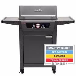 Char-Broil 140993, Electrique, 2 zone(s), 2400 W, 570 x 390 mm, Acier, 570 x 390 mm