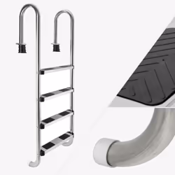 Arebos AR-HE-PL04, Echelle, Argent, 1570 mm, 8,75 kg