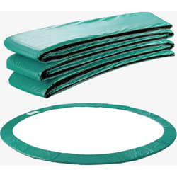 Arebos - Coussin de Protection pour Trampoline de Remplacement Trampoline Couverture Rembourrage 487 cm Vert