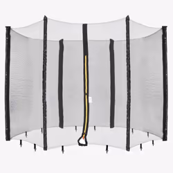 Arebos Filet de trampoline pour 6 poteaux - 244 cm, Noir