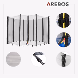 Arebos AR-HE-PN366-8 trampoline d'exercice - Vue supplémentaire 4