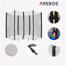 Arebos AR-HE-PN244 trampoline d'exercice - Vue supplémentaire 4