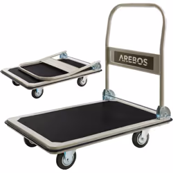 Description générale Le chariot AREBOS est l'outil idéal pour transporter facilement des charges lourdes et volumineuses, jus ...