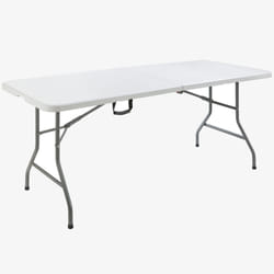 Arebos 4260551586682 table de jardin Blanc