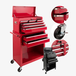 Arebos 4260551586729 chariot de service Rouge