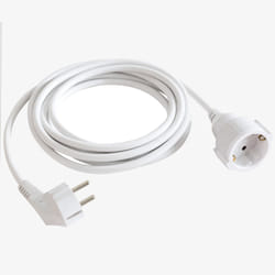Arebos AR-HEVK155 multiprise 5 m Blanc