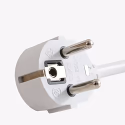 Arebos AR-HEVK155 multiprise 5 m Blanc