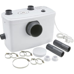 Arebos - Broyeur Sanitaire Pompes de Relevage 600W pour wc, Lavabo, Douche Pompe Eaux Usées 100l/m blanc