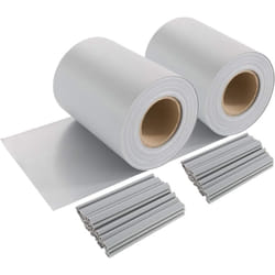 Pare-vue pour balcon, store, toile pour balcon, 70 m, gris - Arebos