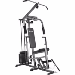 Station de musculation banc appareil complet avec module de butterfly réglable en hauteur  noir