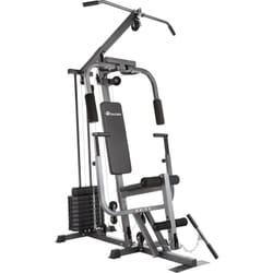 Station de musculation banc appareil complet avec module de butterfly réglable en hauteur  noir