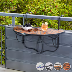 TecTake 402765 table de jardin Marron