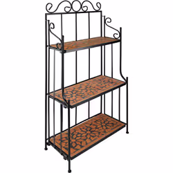 Description générale Cette étagère de jardin en mosaïque de TECTAKE combine esthétique et fonctionnalité. Avec son design gal ...