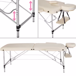 TecTake 402787 table de massage