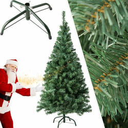 Sapin de Noël artificiel 180 cm vert Détaillé et fidèle à la nature