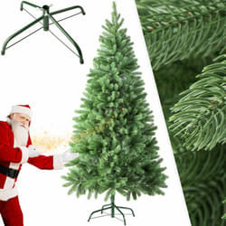 Tectake - Sapin de Noël artificiel 180 cm vert Aiguilles détaillées et fidèles à la nature