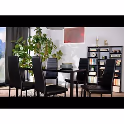 TecTake 402837 Ensemble de meubles de salle à manger Noir - Vue supplémentaire 10