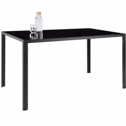 TecTake 402837 Ensemble de meubles de salle à manger Noir - Vue supplémentaire 4