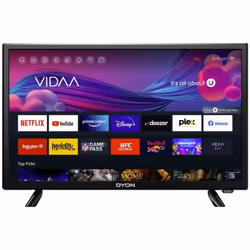 Dyon 24 VX, 61 cm (24"), 1366 x 768 pixels, HD, Smart TV, Wifi, Noir