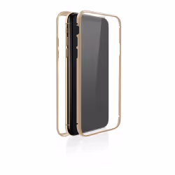 Hama 360 Glass, Housse, Apple, Apple iPhone Xs Max, 16,5 cm (6.5"), Or, Transparent